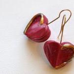 Heart Earrings, Drop Earri..